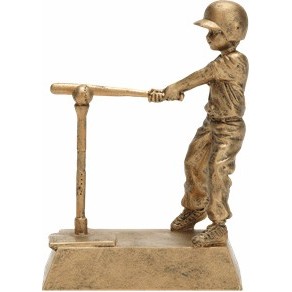 Signature Series Gold Male T-Ball Figurine - 7"