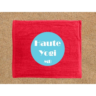 Salsa Red Velour Rally Towel (15"x18")