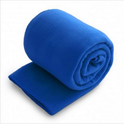 Fleece Throw Blanket - Royal Blue (50"x60")