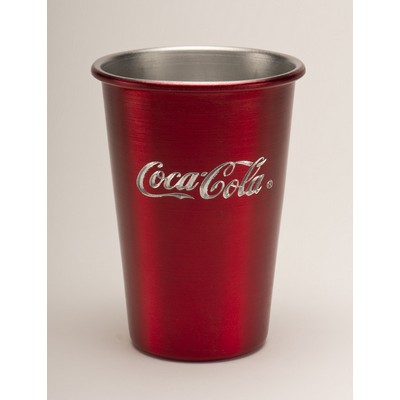 12 Oz. Aluminum Cup w/ Rolled Top