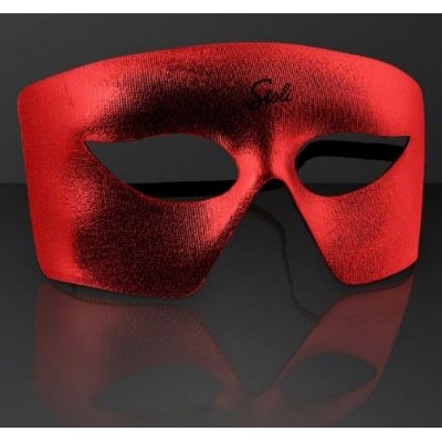 Red Masks for Mardi Gras (NON-Light Up)