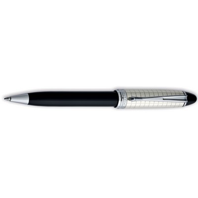 Luxury Line Aurora Quadra Sterling Silver Cap Resin Barrel Ballpoint