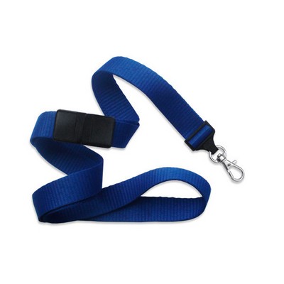 5/8" Blank Breakaway Lanyard w/Lobster Claw (Royal Blue)