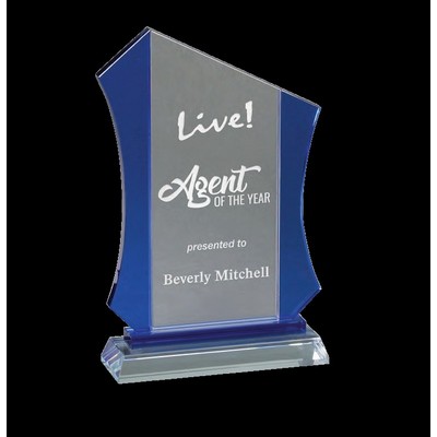 Anvil Crystal Award 7 1/2"H