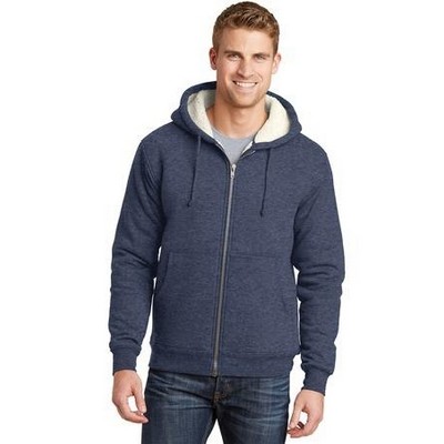 Cornerstone® Heavyweight Sherpa-Lined Hooded Fleece Jacket