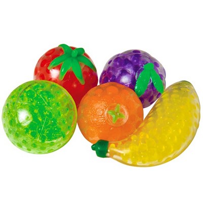 Fruit-Shaped Stress Balls - Assorted, 2- 4 (Case of 144)