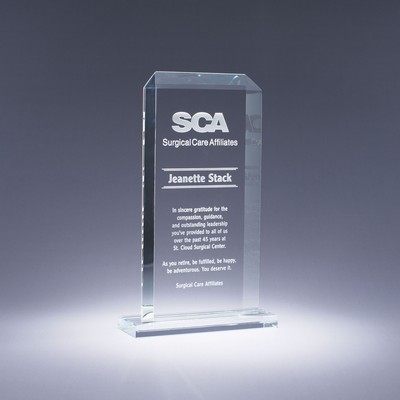 8" Classic Crystal Award