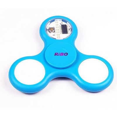 Pre-programmed LED Custom Message Light Up Fidget Spinner