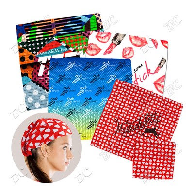 100% Polyester Full Color Bandanas