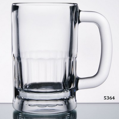 12 Oz. Ribbed Mug with Heavy Base, 5-1/2"H