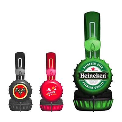 Custom Bottle Cap Headphones