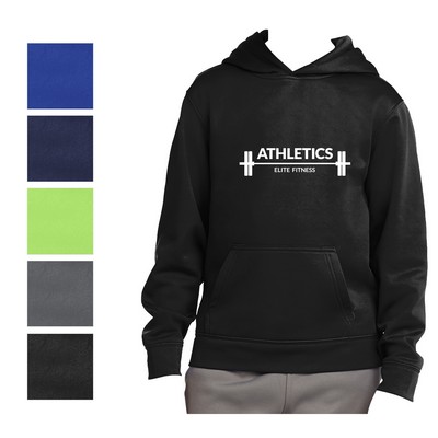 Sport-Tek® Sport-Wick® Youth's Fleece-Made Pullover Hoodie