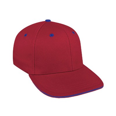 USA Made Pro Style Brushed Snapback w/Sandwich Visor