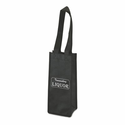 True® 1 Bottle Non Woven Wine Tote