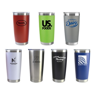 20 oz Stainless Steel Double Wall Tumbler with Lid