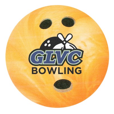 Full Color Process 40 Point Bowling Ball Pulp Board Coaster