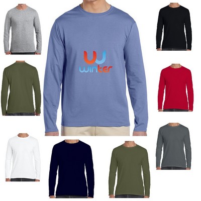 4.5 Oz. Soft Lightweight Cotton Long Sleeve Winter T-Shirt