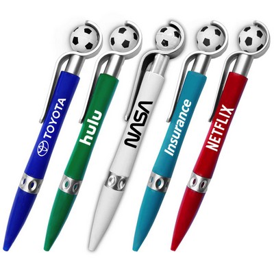 Popular Soccer Ballpoint Custom Pens - Sports & Soccer Promotions