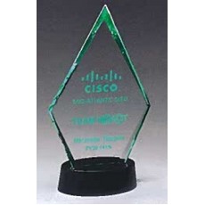 Diamond Series Clear Acrylic Award w/LED Illuminated Base (5"x 8.75")