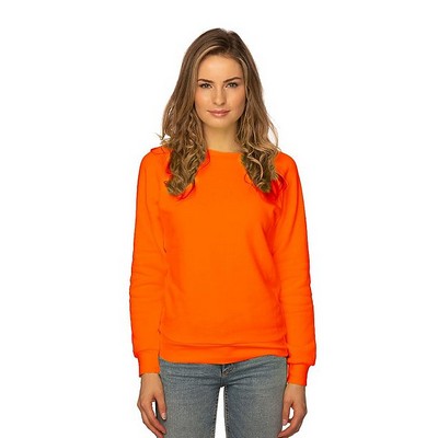 Women's Fashion Fleece Neon Raglan Pullover