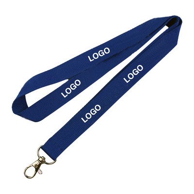 3/4" Polyester Flat Lanyards