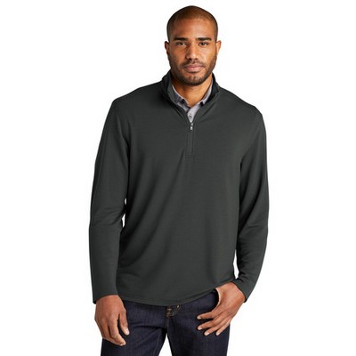 Port Authority® Microterry ¼-Zip Pullover Shirt