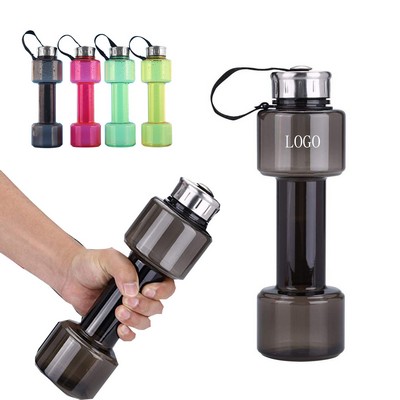 25 oz Dumbbell Water Bottle