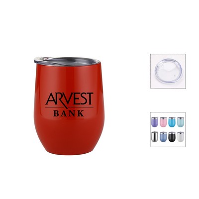 12 Oz. Double Wall Stainless Steel Beverage Tumbler