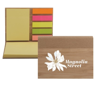 Bamboo Sticky Notepad (Full Color Imprint)