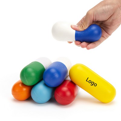 Creative Capsule Shape Squeeze Toy Stress Reliever