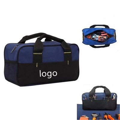 Wide Mouth Zipper Tool Bag Organizer