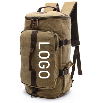 Canvas Travelling Backpack with Handle