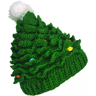 Unisex Christmas Winter Knitted Crochet Beanie Hat