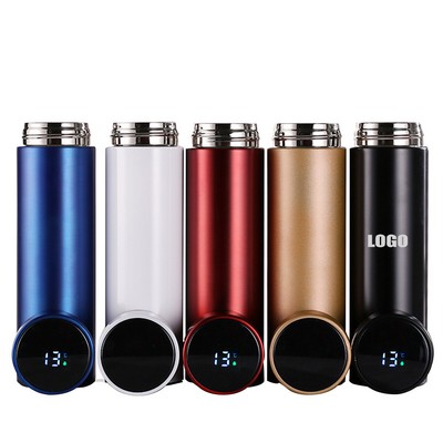 500 ml Water Bottle w/Temperature Lid