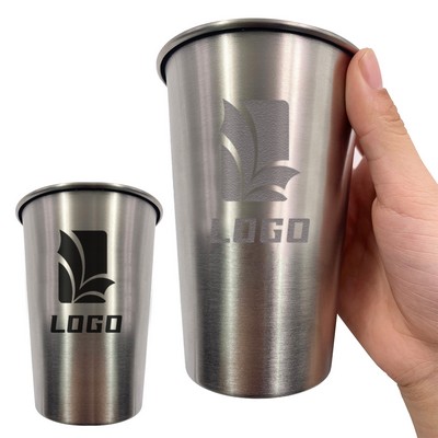 16 oz Stainless Steel Pint Cups