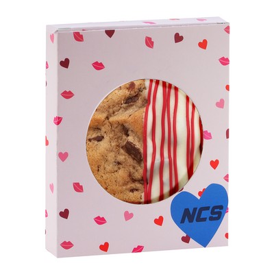 One Cute Cookie in Window Box - Belgian Chocolate Dipped Chocolate Chip