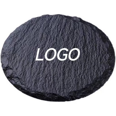 Slate Stone Drink Coasters 4"D