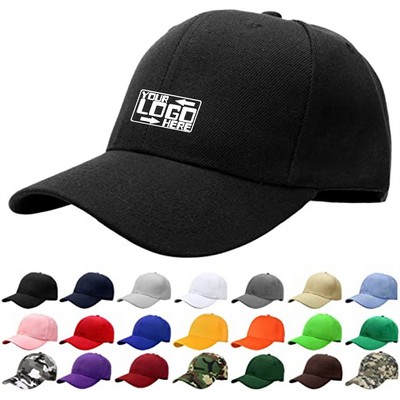 Washable Cotton Twill Baseball Cap