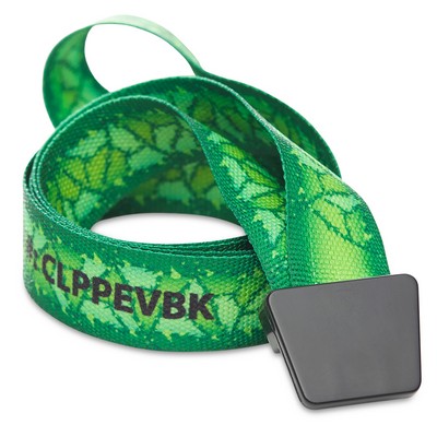 3/4" Eco Pillar™ Vivid Universal Clip Lanyard (Full Color)