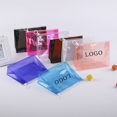 7.8'' x 5.9'' x 2'' PVC Makeup Tote Bag