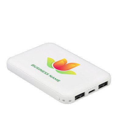 5000mAh 3-Port Pocket Power Bank