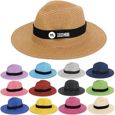 Unisex Straw Panama Hat