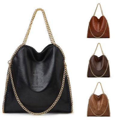 PU Chain minimalist cross-body Tote bag