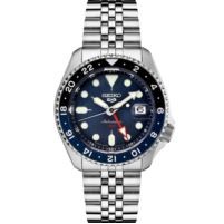 Seiko 5 Sports Automatic Watch w/GMT Blue Dial