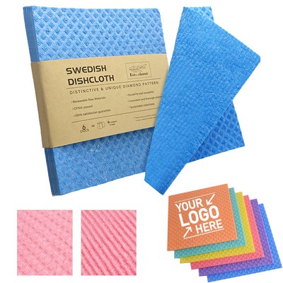 Reusable and Eco-Friendly Cellulose Sponge Cloths