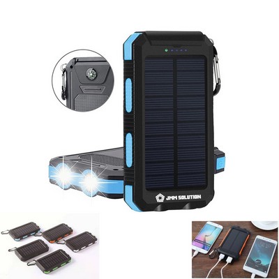 Waterproof Solar Power Bank With Compass