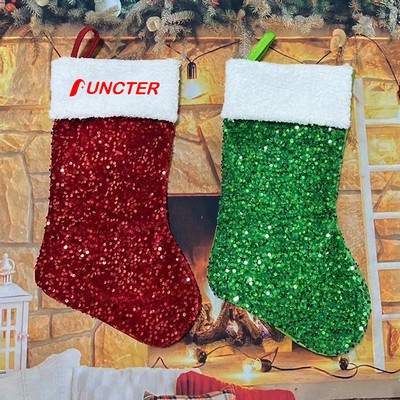 Christmas Socks Knitting Stockings Rustic Christmas Stocking Xmas Party Decorations