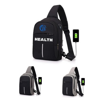 Crossbody Bag With USB Charging