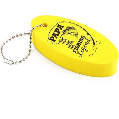 Fisherman Foam Floating Keychain Boat Keys