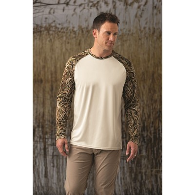 ParagonXP Jackson Mossy Oak Printed Long Sleeves and Shoulder Tee